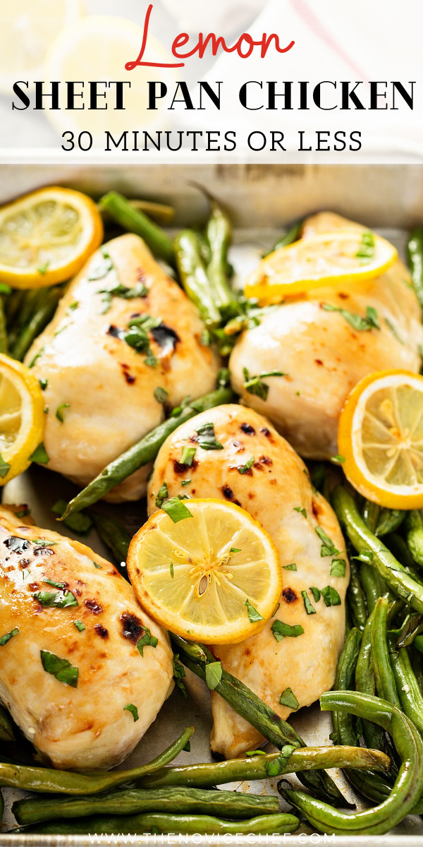Lemon Chicken Sheet Pan Dinner Recipe – The Novice Chef