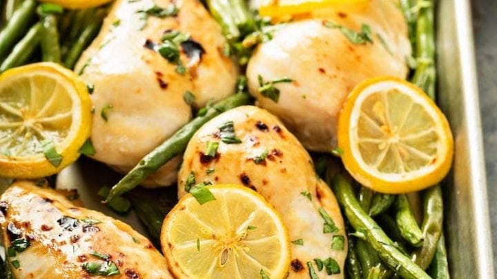 Lemon Chicken Sheet Pan Dinner Recipe The Novice Chef