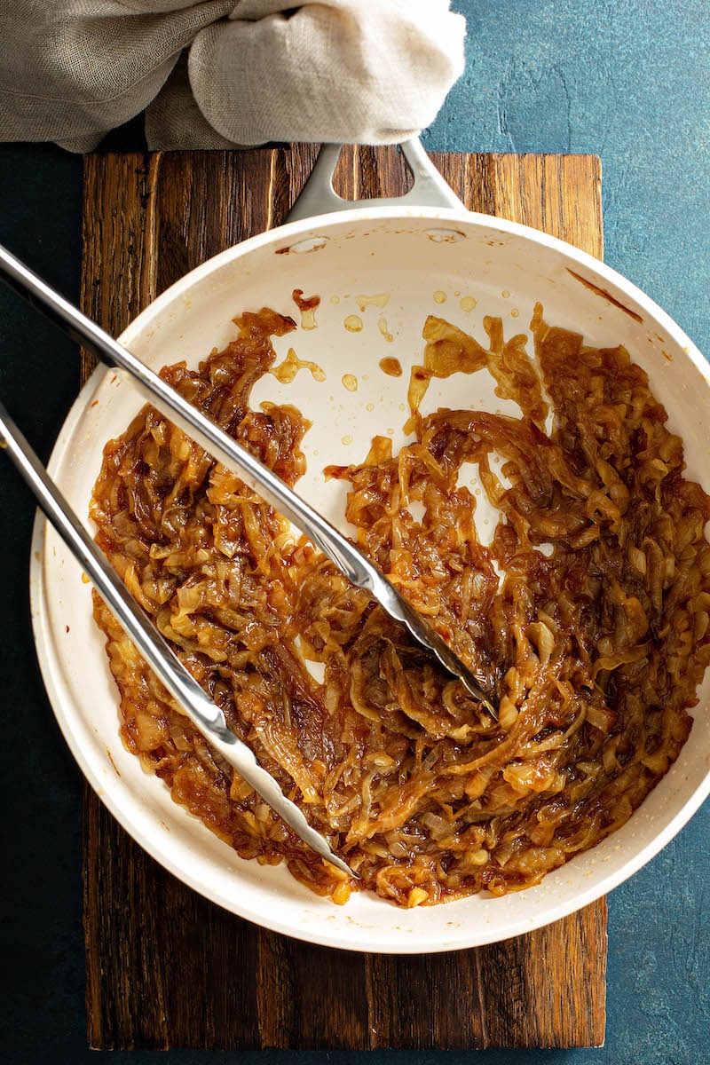 Caramelized Onions for French Onion Soup made in CrockPot