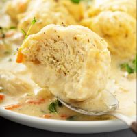 Homemade Chicken and Dumplings Recipe: my easy chicken and dumplings recipe, with big fluffy dumplings that are made from scratch, but only take a few minutes! #Soup #Chicken #Recipe