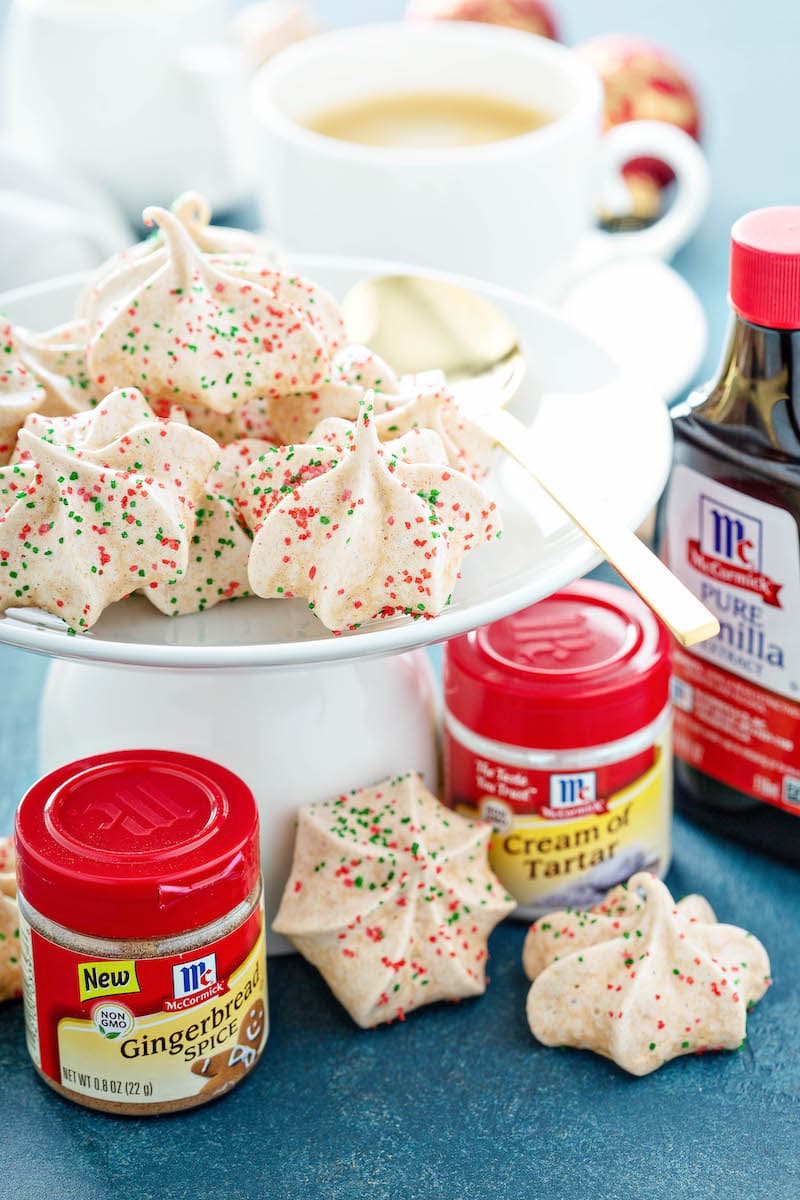 Gingerbread Meringues Recipe