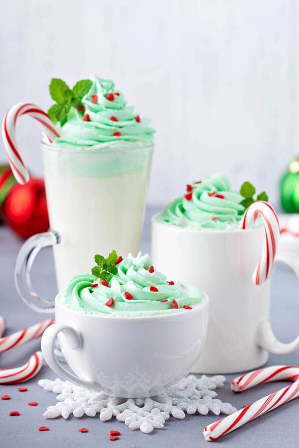 Grinch Hot Chocolate Peppermint White Hot Chocolate The Novice Chef