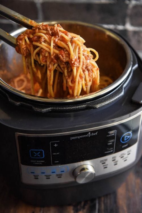 Pressure Cooker Spaghetti Bolognese The Novice Chef