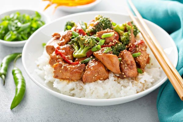 Crockpot Sesame Chicken - The Novice Chef