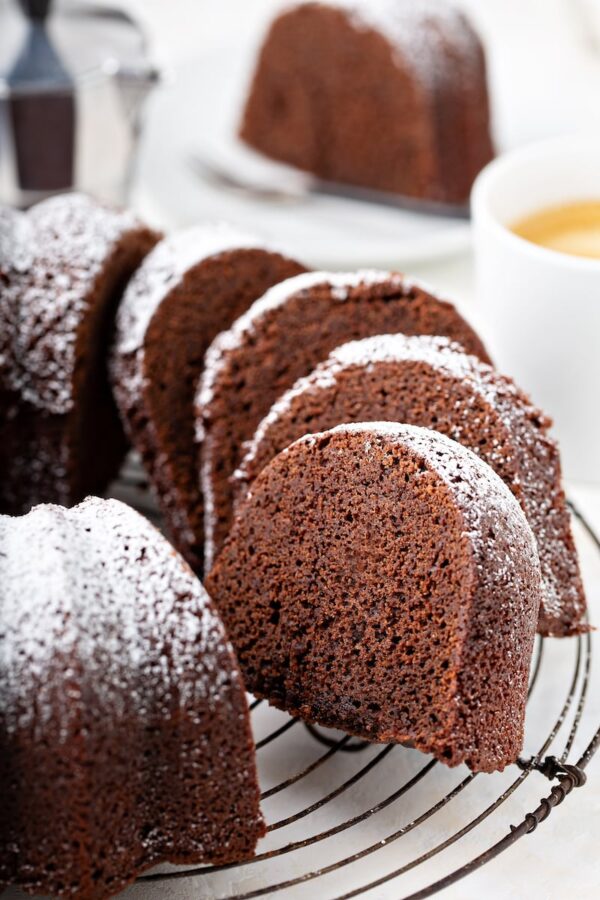 Chocolate Root Beer Pound Cake: a moist chocolate pound cake loaded with root beer flavor! #RootbeerPoundCake #RootBeerCake #RootBeer #PoundCake #BundtCake #ChocolateCake #ChocolateRootbeerCake #ChocolateRootbeerPoundCake #Dessert #Cake