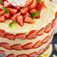 Lemon Strawberry Trifle Recipe