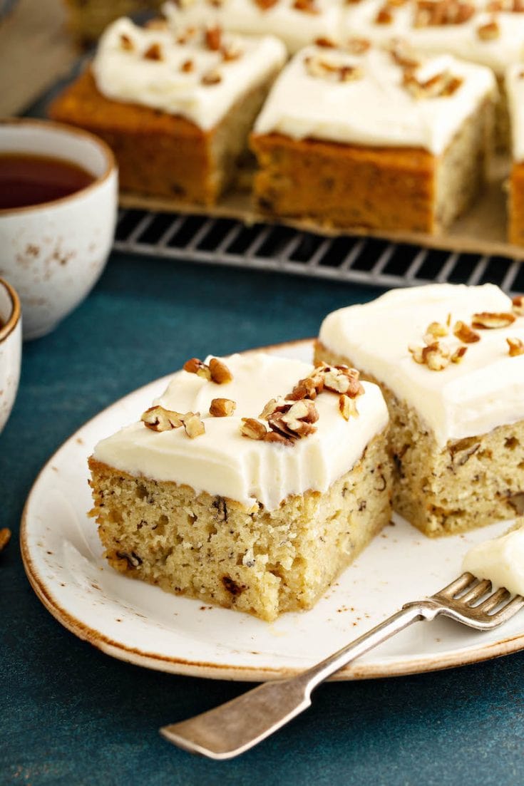 Banana Pecan Cake Recipe - The Novice Chef