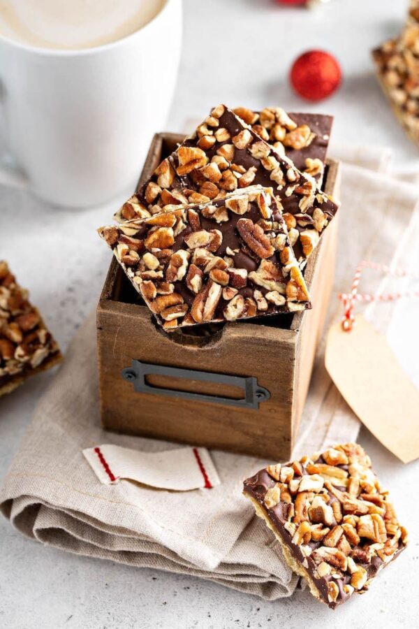 Pecan Christmas Crack in a box.