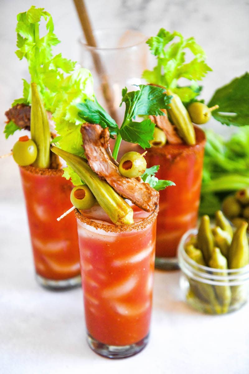 Big Batch Bloody Mary (Easy Pitcher Recipe) - Cup of Zest