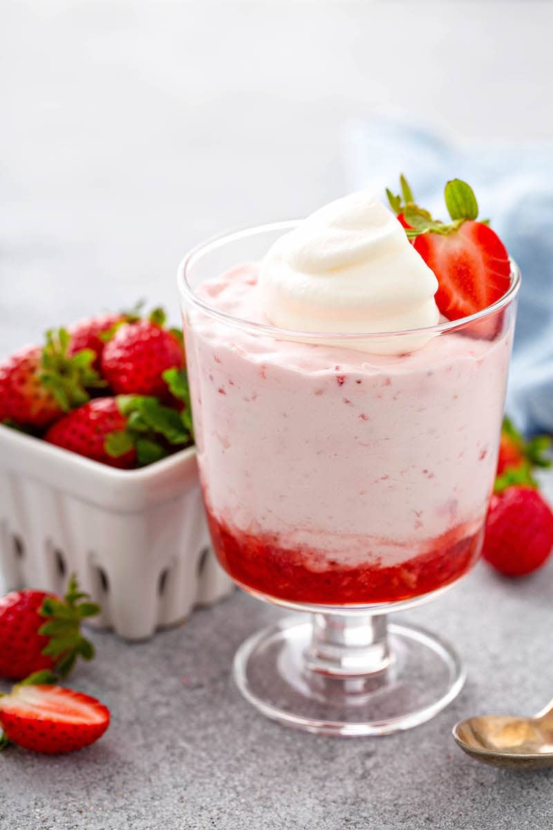 Easy Homemade Strawberry Mousse Recipe - Only 3 Ingredients!