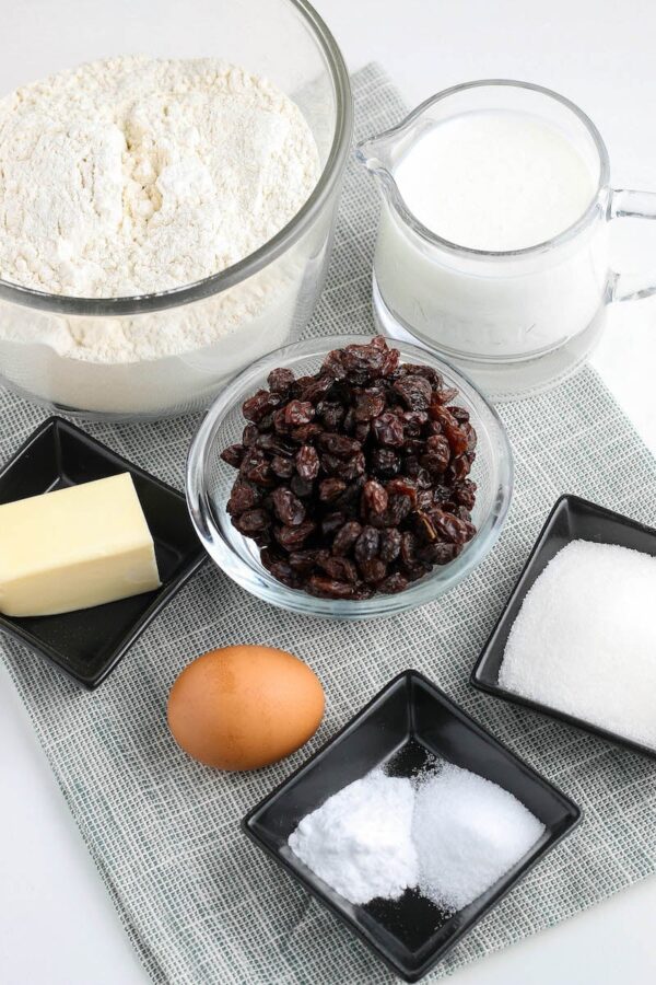 Ingredients for Irish Soda Bread Recipe