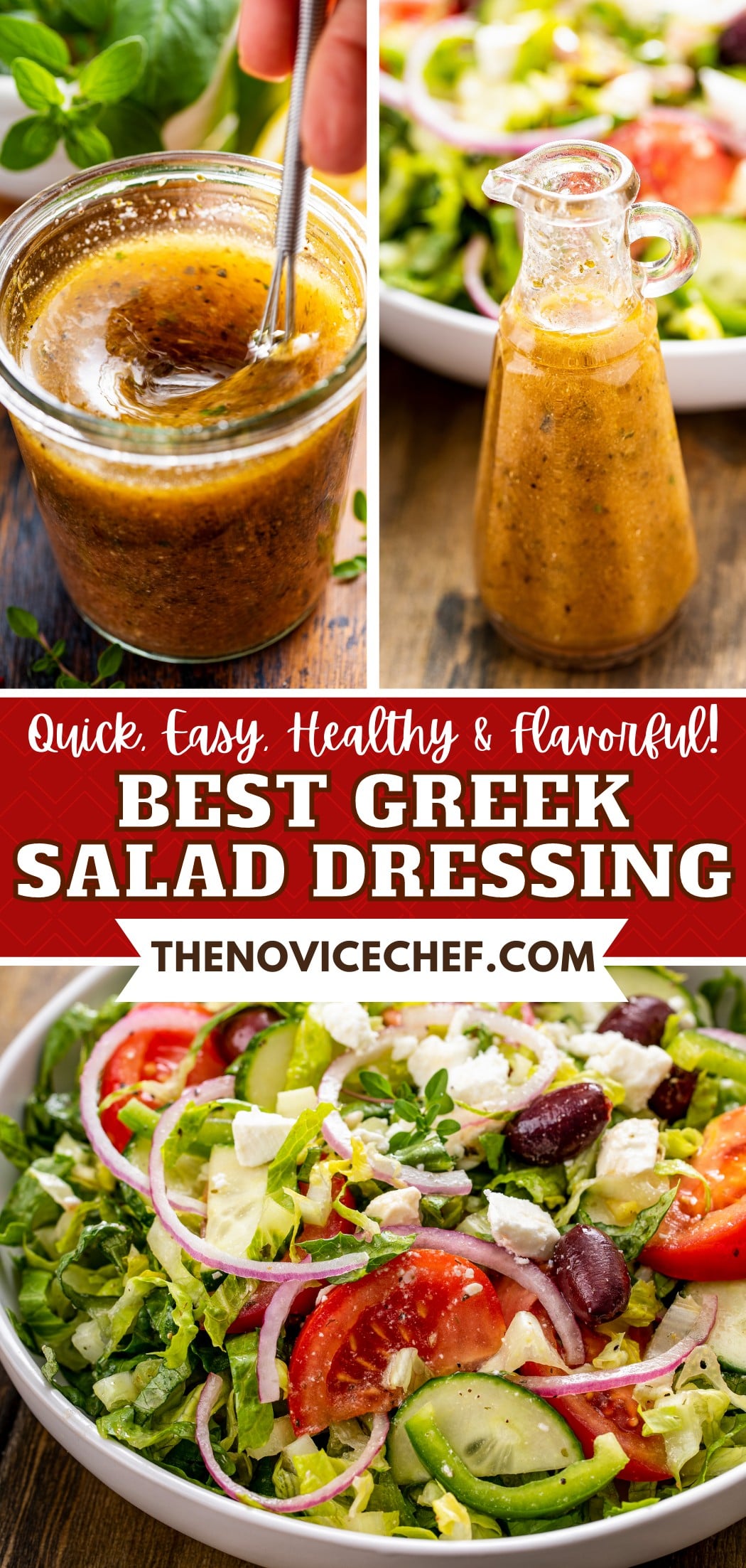 Best Greek Salad Dressing Recipe | The Novice Chef