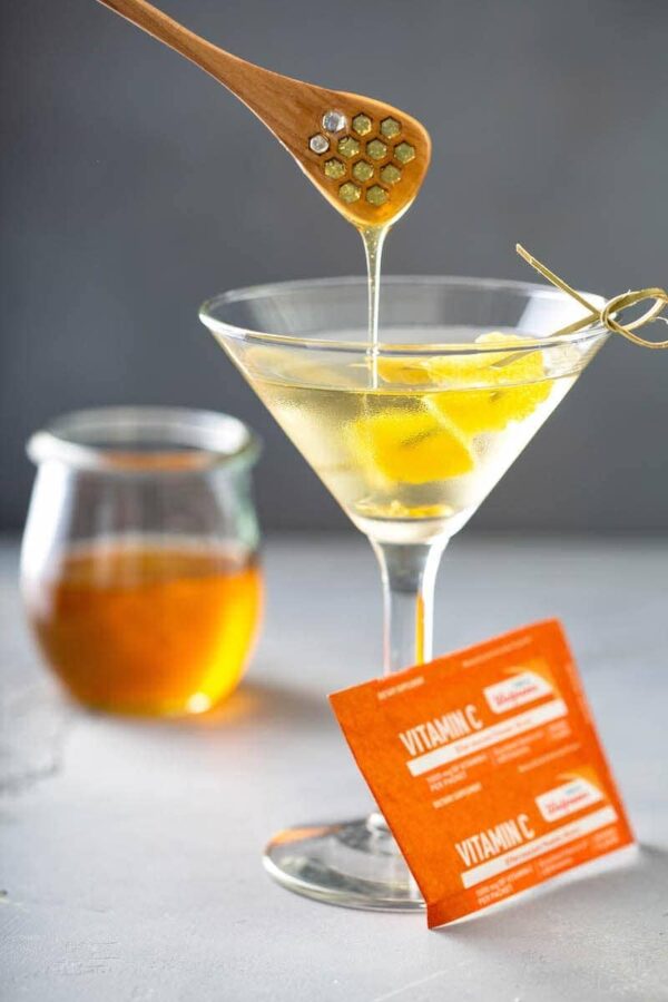 The Original Quarantini Drink Easy Lemon Honey Martini Recipe