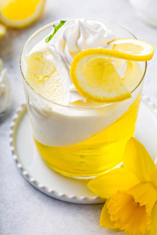 Easy Lemon Mousse Jello Cups - The Novice Chef