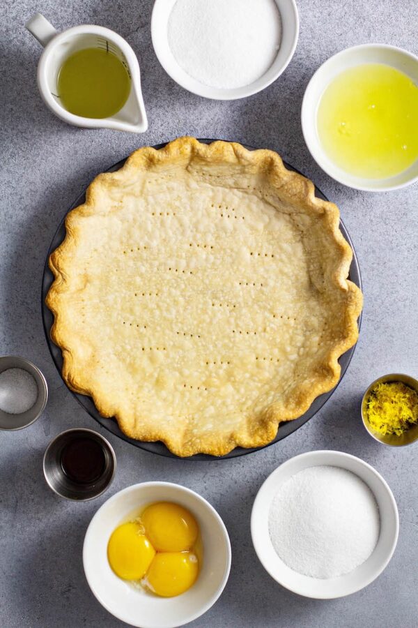Ingredients for Tennessee Lemon Pie