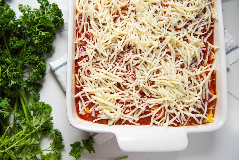 Easy Vegetable Ravioli Lasagna Recipe The Novice Chef