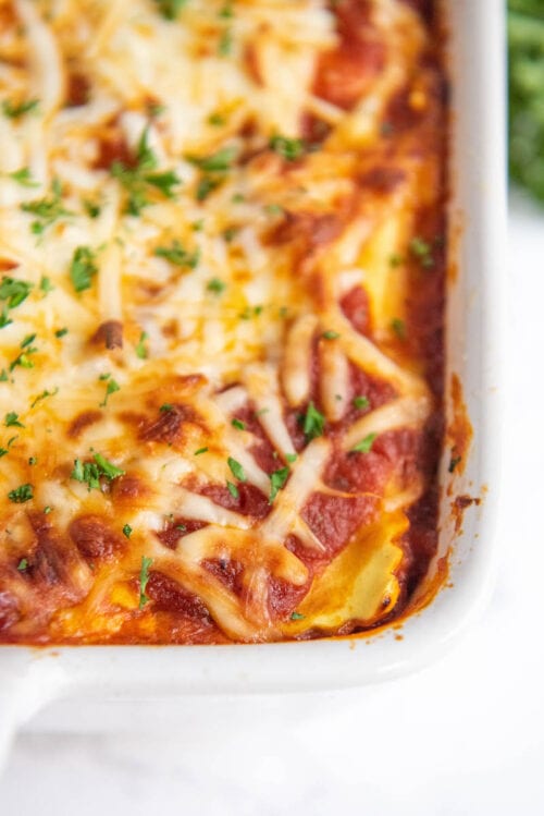 Easy Vegetable Ravioli Lasagna Recipe The Novice Chef