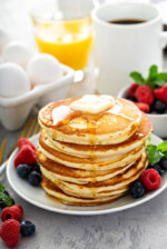 Fluffy Homemade Pancakes Recipe | The Novice Chef