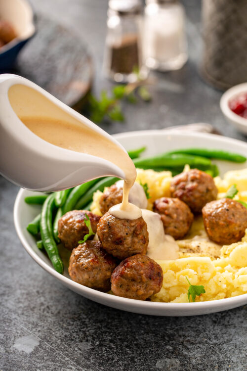 Easy Swedish Meatballs with Creamy Sauce The Novice Chef