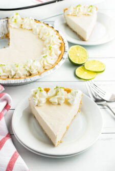 Two Slices of Frozen Key Lime Pie