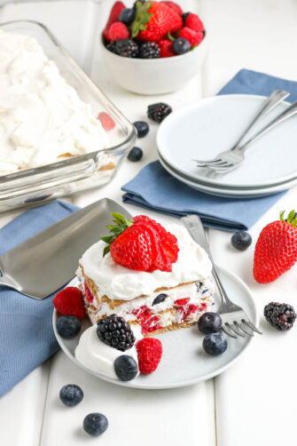 Summer Berry Icebox Cake Recipe | Easy No Bake Dessert