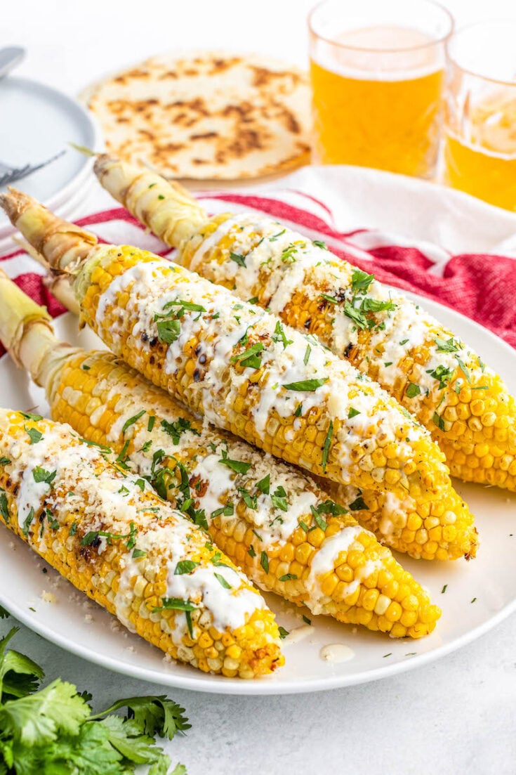 Best Mexican Street Corn Recipe How to Make Elote with Crema Sauce