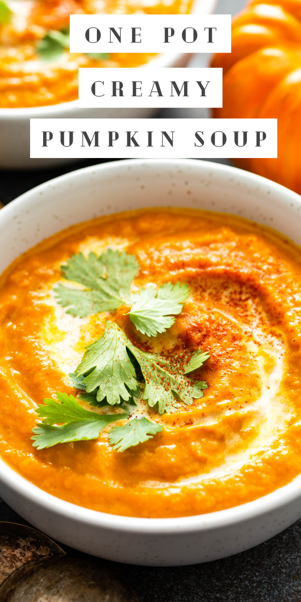 Creamy Pumpkin Soup Recipe | Easy Vegan Pumpkin Curry Soup