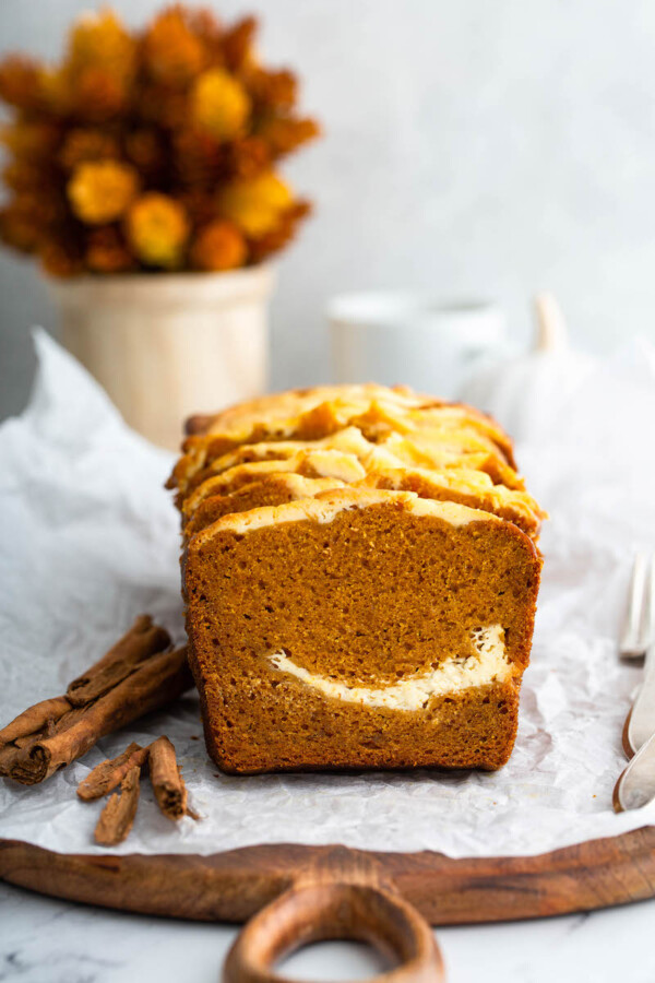 Pumpkin Cream Cheese Bread Recipe The Novice Chef