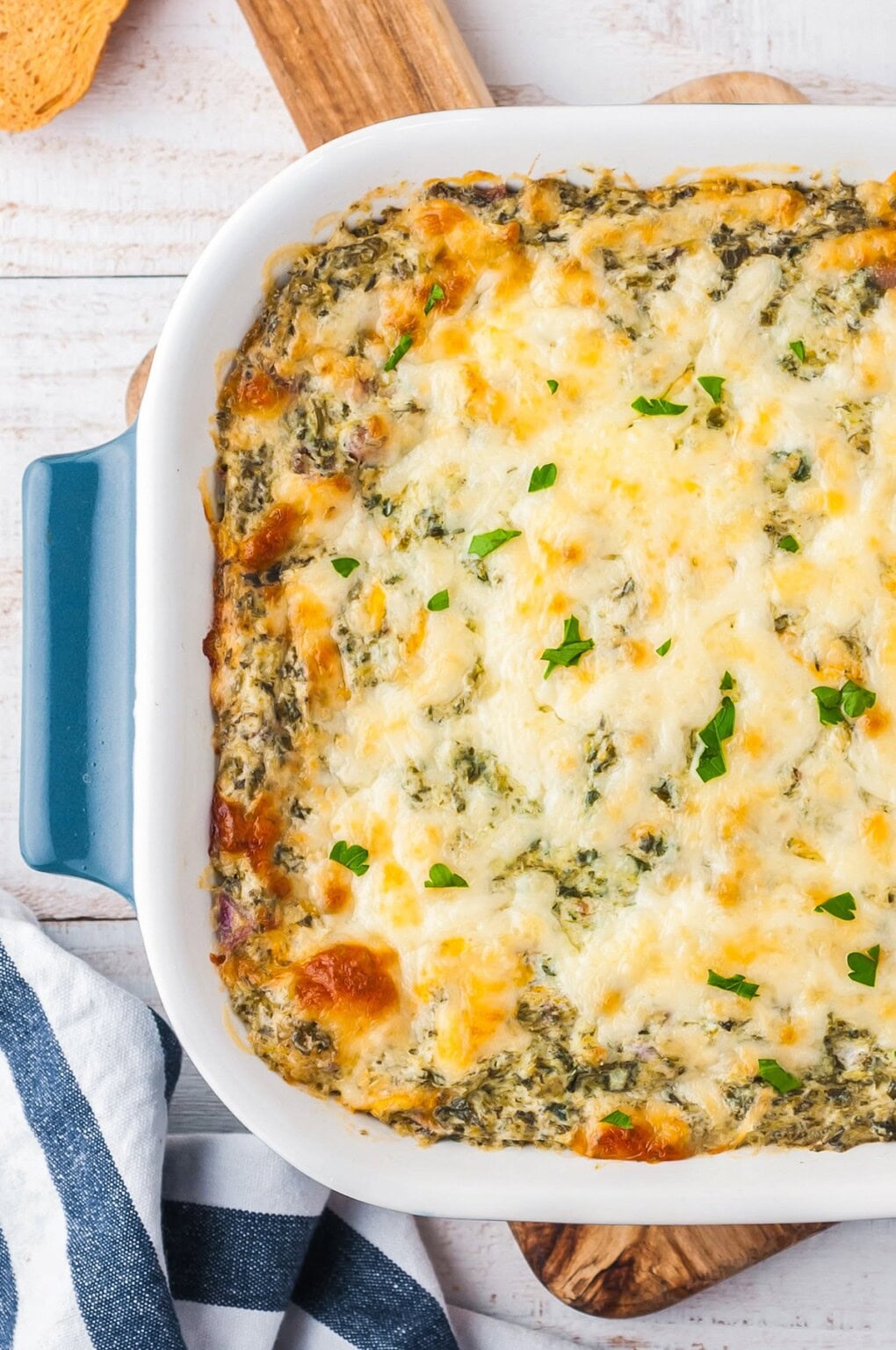 Easy Cheesy Hot Spinach Dip Recipe | The Novice Chef