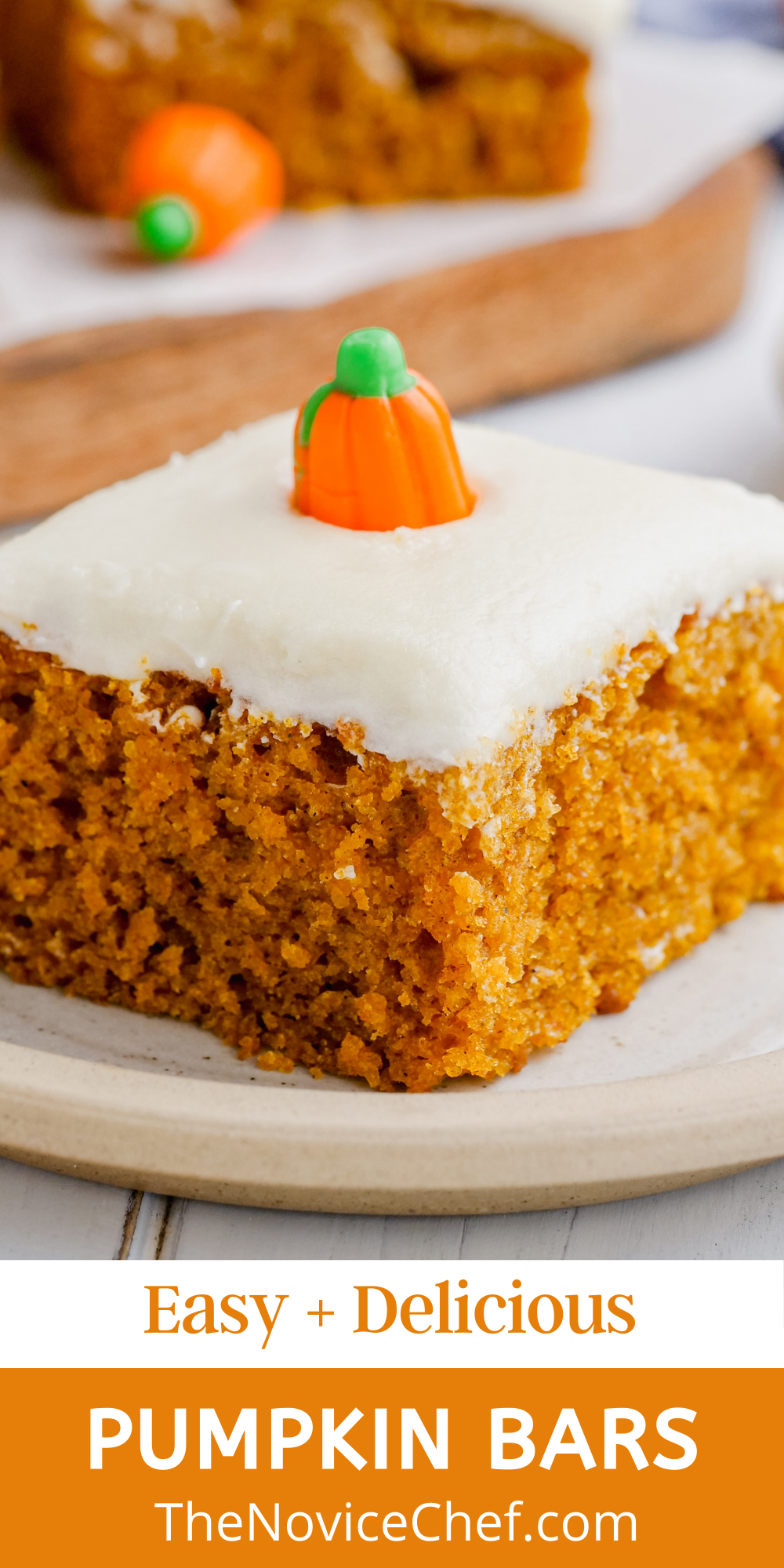 The BEST Pumpkin Bars Easy Recipe! The Novice Chef