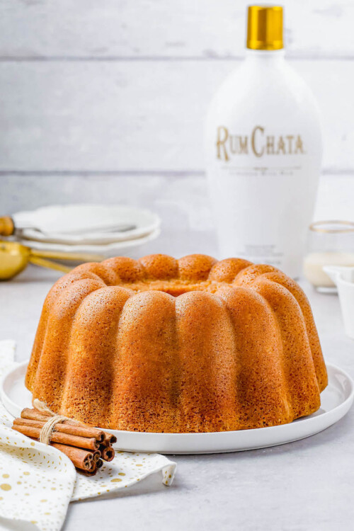 RumChata Pound Cake with Warm Rumchata Sauce The Novice Chef
