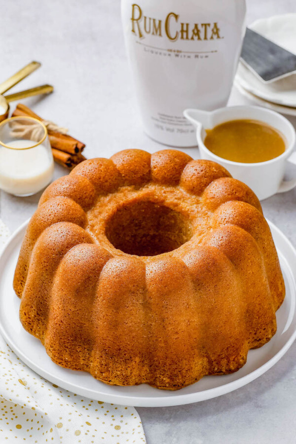 RumChata Pound Cake with Warm Rumchata Sauce The Novice Chef