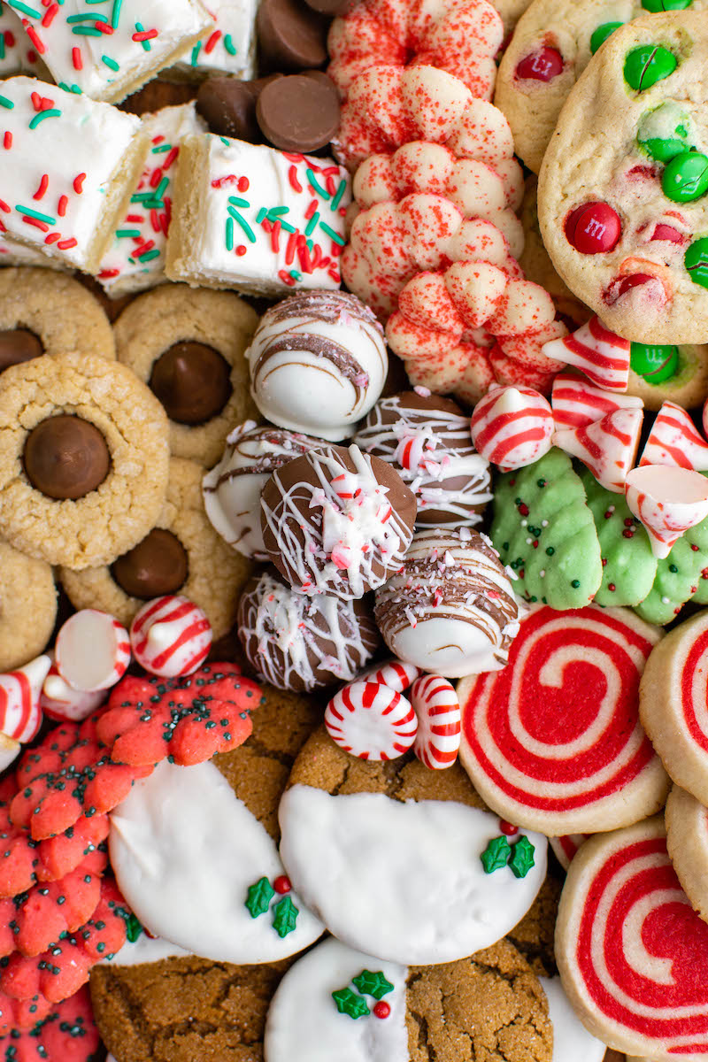 Christmas truffles and cookies.