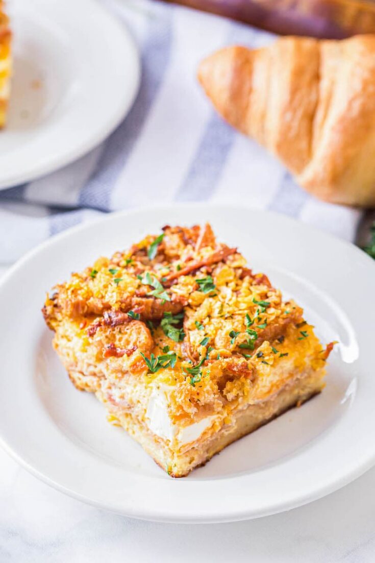 Overnight Ham Breakfast Casserole An Easy Holiday Morning Breakfast!