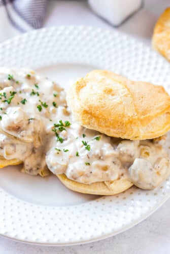 Homemade Sausage Gravy Recipe | Perfect with Buttermilk Biscuits!