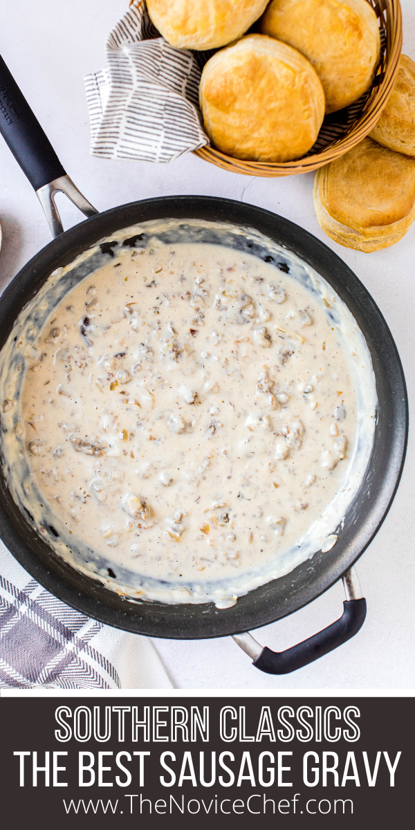 Homemade Sausage Gravy Recipe | Perfect with Buttermilk Biscuits!