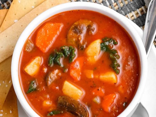 Instant pot vegetable soup with tomato juice sale