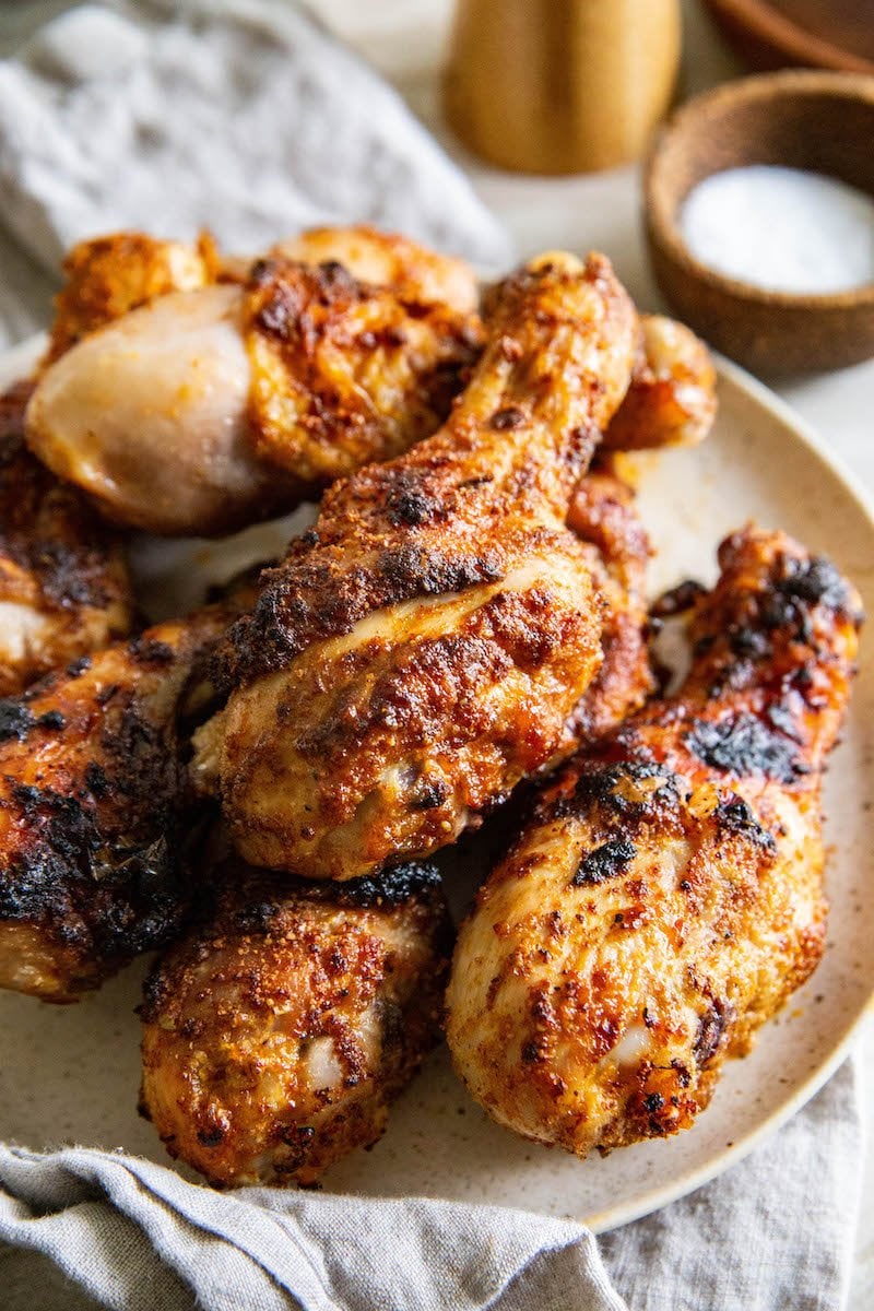 Crispy Brown Sugar Air Fryer Chicken Legs