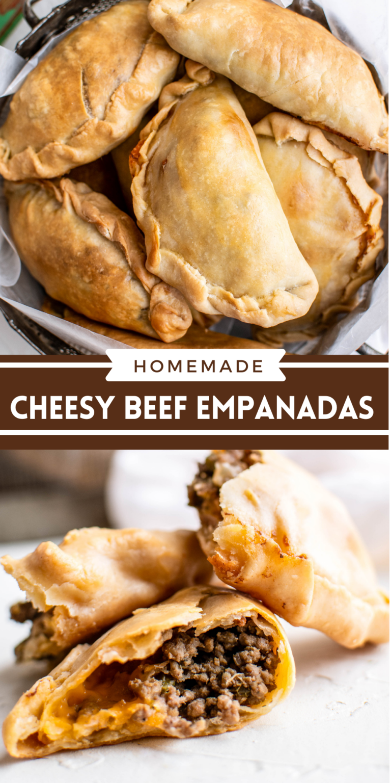 Cheesy Beef Empanadas | Homemade Ground Beef Empanadas Recipe