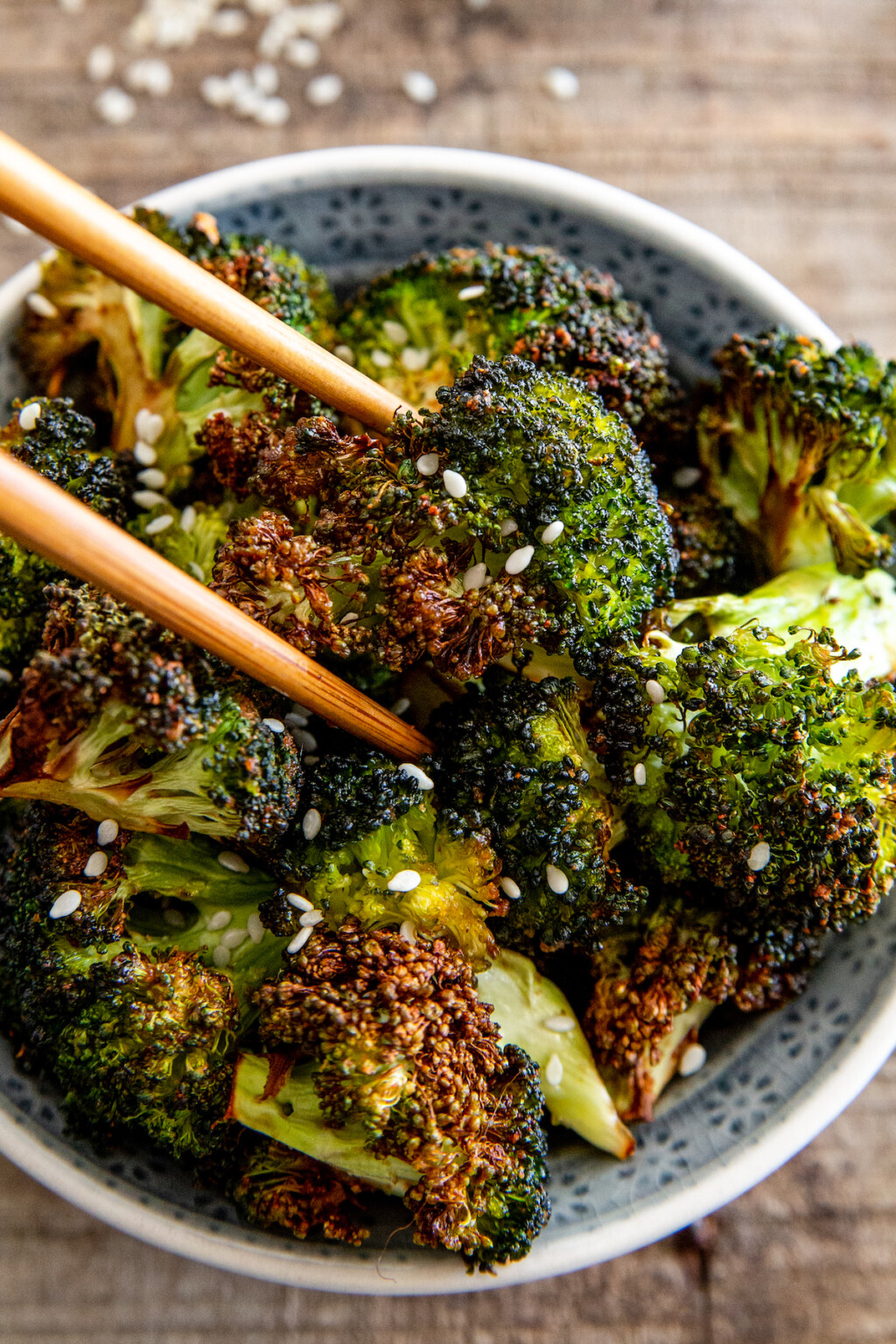 Air Fryer Asian Roasted Broccoli The Novice Chef