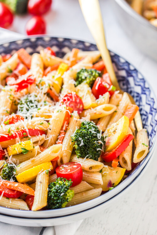 Healthy & Easy Pasta Primavera Recipe | The Novice Chef