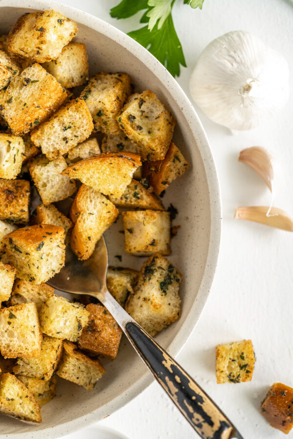 Homemade Croutons Recipe The Novice Chef