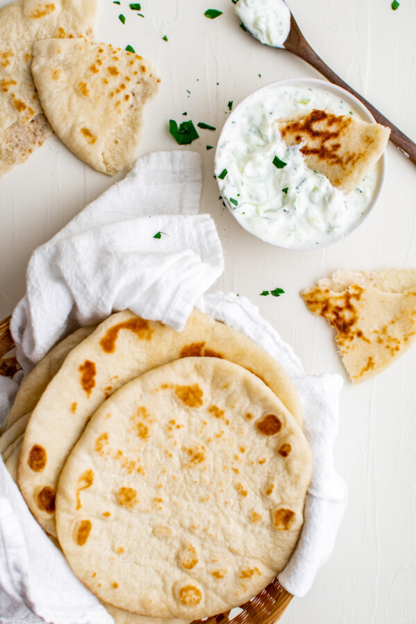 Easy Homemade Pita Bread Recipe | The Novice Chef