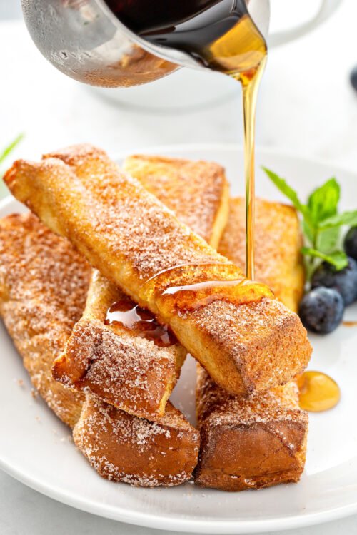 Easy Air Fryer French Toast Sticks - The Novice Chef