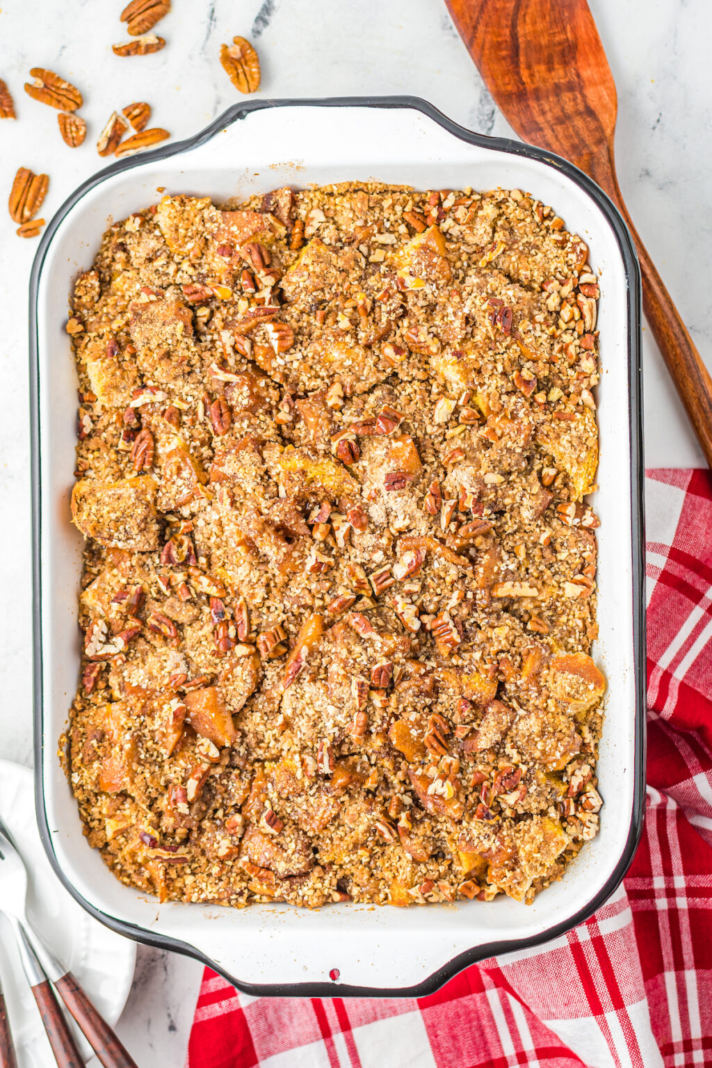 Apple Pie French Toast Casserole | The Novice Chef