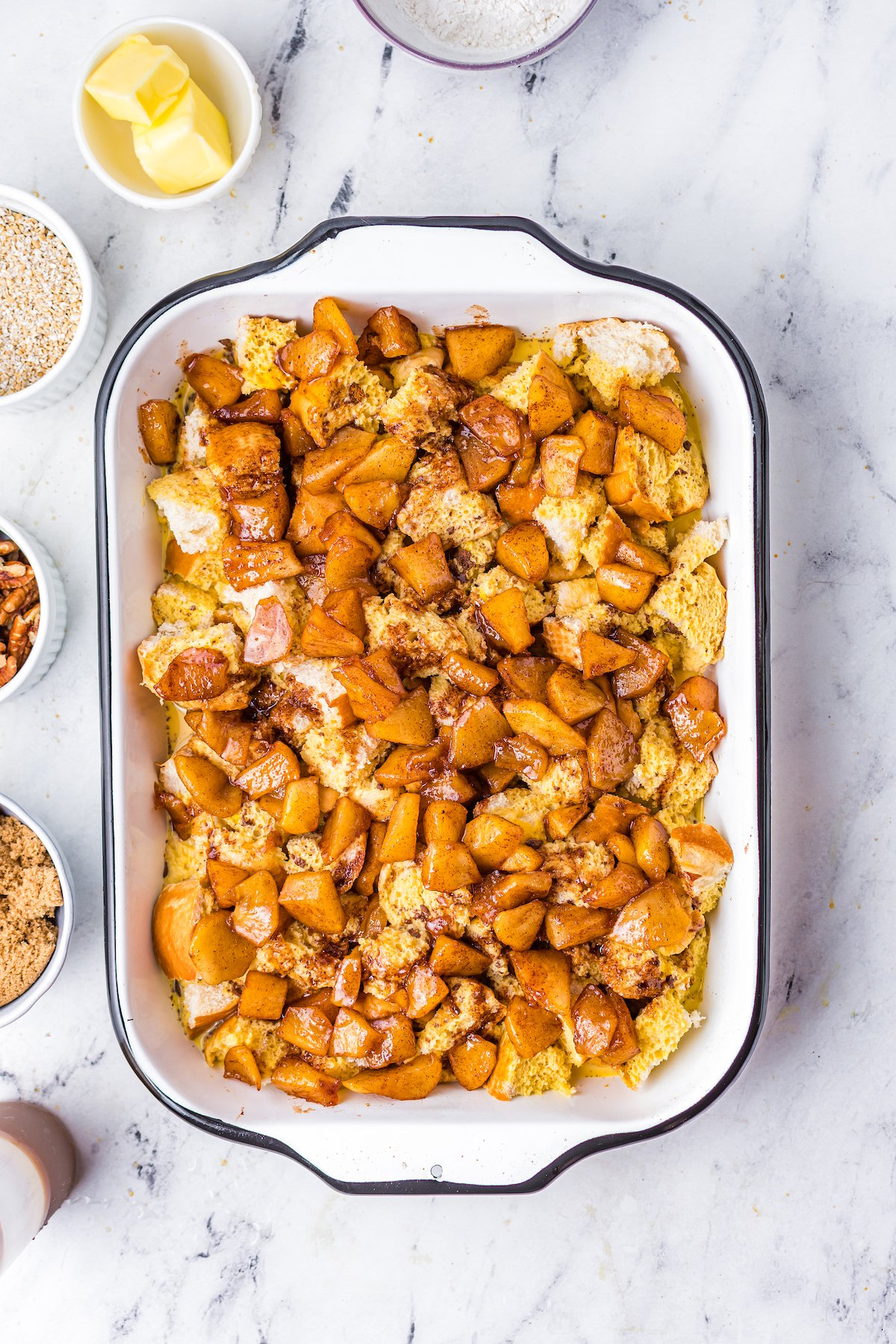 Apple Pie French Toast Casserole | The Novice Chef