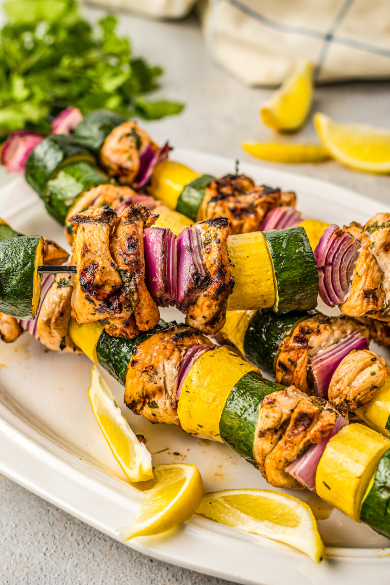 Juicy Grilled Chicken Kabobs Recipe | The Novice Chef