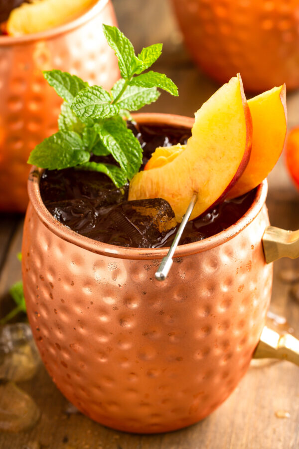 Peach Moscow Mule