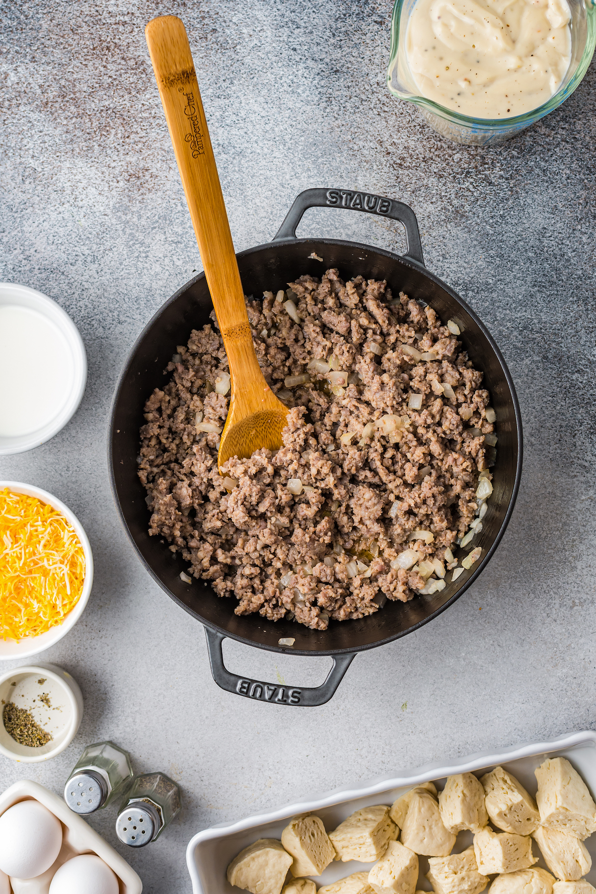 Best Sausage Biscuits and Gravy Casserole Recipe