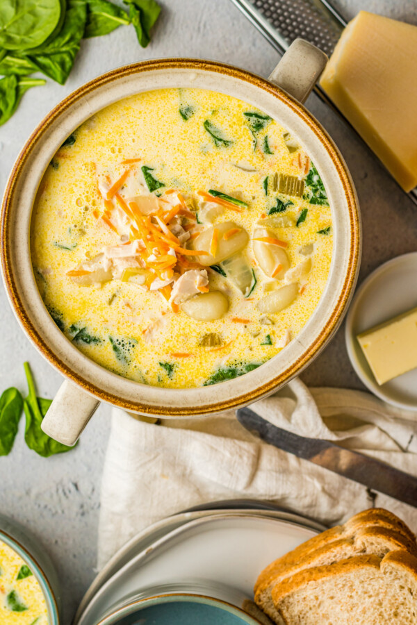 Olive Garden Chicken Gnocchi Soup (Copycat Recipe) | The Novice Chef